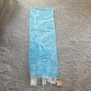 Widdonen Turkish Sea Blue Beach Towel - NWT